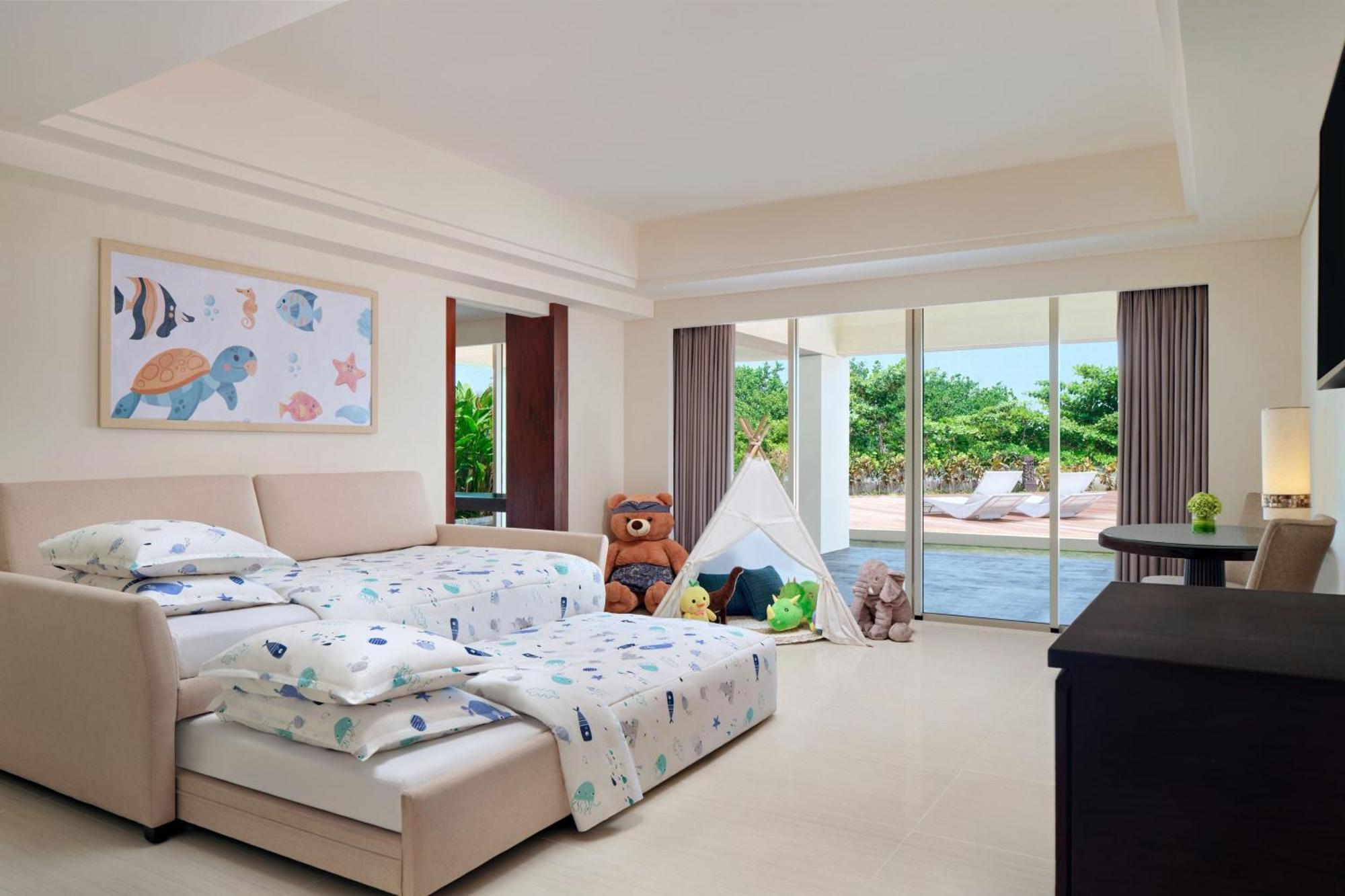 Sheraton Bali Kuta Resort Eksteriør bilde A bedroom at the Atlantis Paradise Island