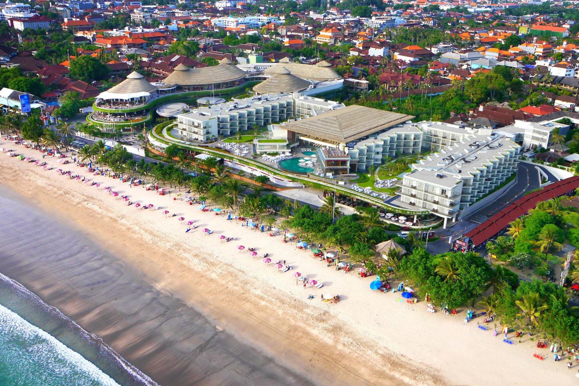 Sheraton Bali Kuta Resort Eksteriør bilde Aerial view of the resort